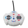 LEAN TOYS Remote Controlled Construction Excavator RC Lights White 1:30