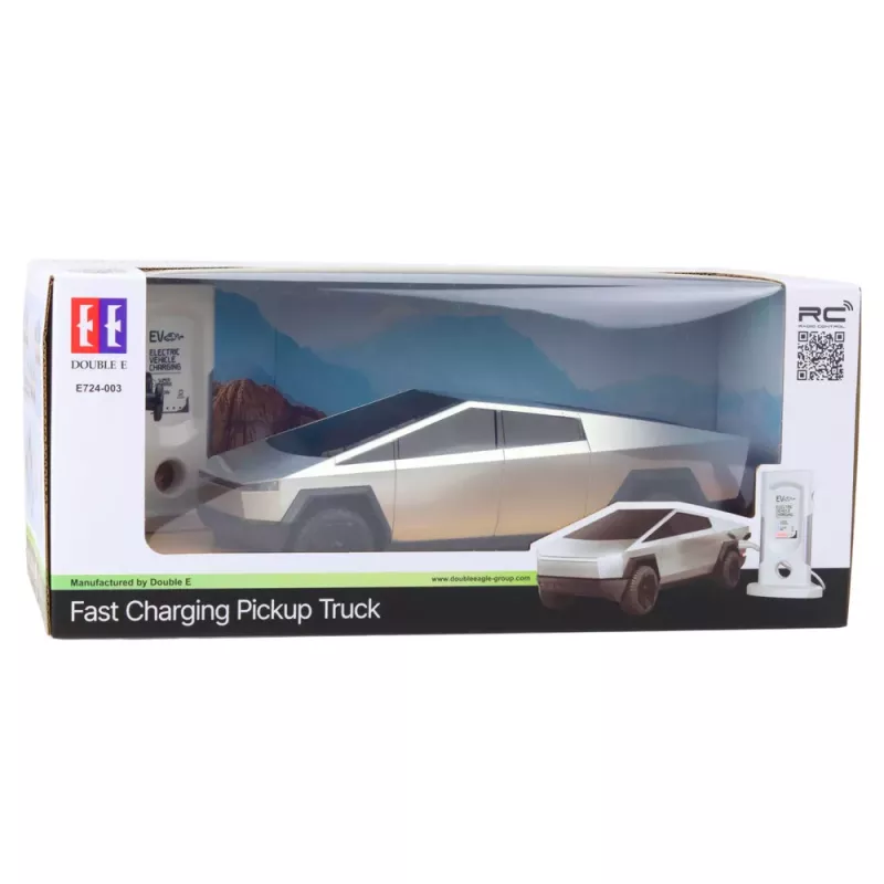 Double E Remote Controlled Car RC Pickup Truck 4 Driving Modes Silver