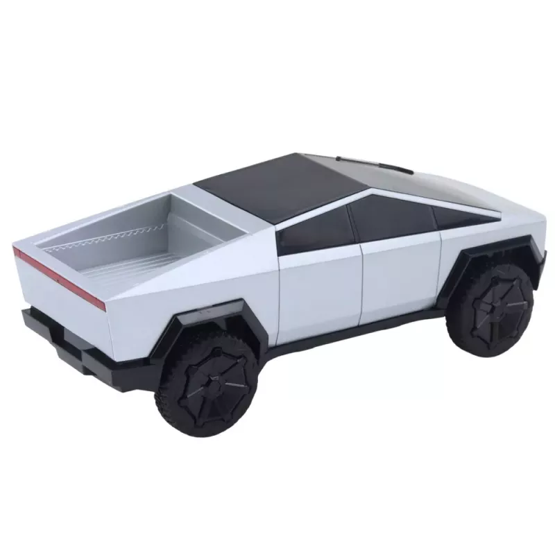 Double E Remote Control Car RC Pickup Truck LED Lights Silver 1:16 4WD 2.4 GHz