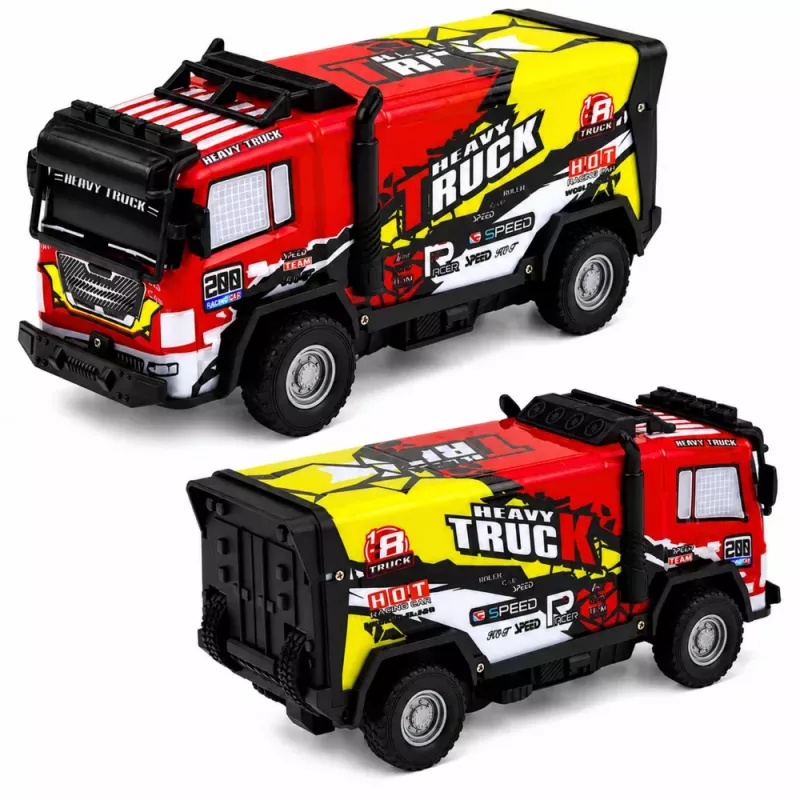 LEAN TOYS Bezceļu transportlīdzeklis Kravas auto ar apgaismojumu un skaņām 1:16 RC Kravas auto 4WD 2.4 GHz Zaļš/Melns