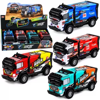 LEAN TOYS Bezceļu transportlīdzeklis Kravas auto ar apgaismojumu un skaņām 1:16 RC Kravas auto 4WD 2.4 GHz Zaļš/Melns