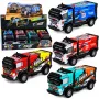 LEAN TOYS Bezceļu transportlīdzeklis Kravas auto ar apgaismojumu un skaņām 1:16 RC Kravas auto 4WD 2.4 GHz Zaļš/Melns