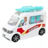 LEAN TOYS Mobilā slimnīca ātrā palīdzība ar nestuvēm 2in1 Leļļu ārsta aksesuāri