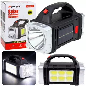 LEAN HB-1678 38W Daudzfunkcionāls Plaša Leņķa LED Saules Lukturis