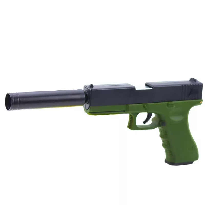 LEAN TOYS Toy Gun Foam Cartridges Ammunition Shells Green - 100 Pack