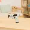 LEAN TOYS Rotaļu Pistoles Putuplasta Kasetnes Munīcijas Čaulas Baltas (100 iepakojumā)