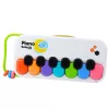LEAN TOYS Izglītojošas muzikālās klavieres bērniem ar interaktīvām krāsainām pērlītēm