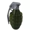 LEAN TOYS Militārā šautenes komplekts ar šautenes aksesuāriem, šāviena skaņu, haki