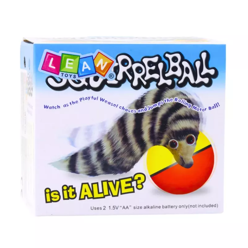 LEAN TOYS Bumba ar pūkainu seska asti interaktīvā rotaļlieta bērniem