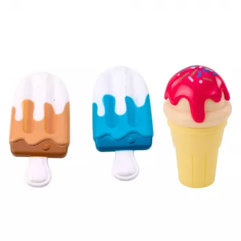 LEAN TOYS Saldumu komplekts Saldējums Bērniem Saldējuma karotes Kaste 14 gab.