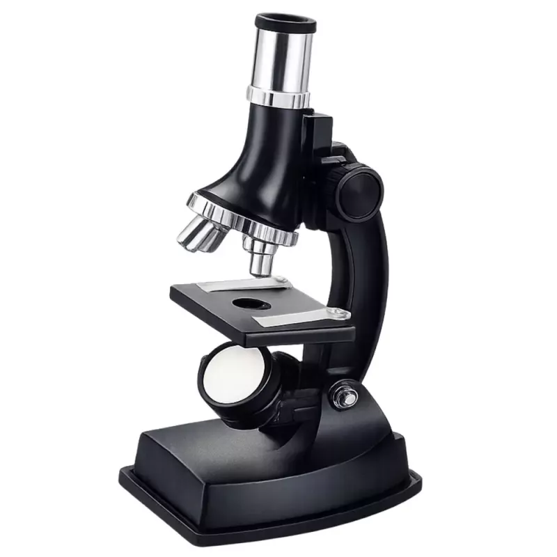 LEAN TOYS Izglītojošs Mikroskops Bērniem Piederumi Palielinājums 300x - 1200x