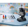 LEAN TOYS Izglītojošs Mikroskops Bērniem Piederumi Palielinājums 300x - 1200x