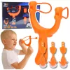 LEAN TOYS Šaušanas komplekts Prasmju spēle Slingshot Šautriņas ar piesūcekņiem 3 gab.