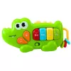 LEAN TOYS Interaktīvā muzikālā pianīte mazuļiem Krokodils Pērlītes Zaļš