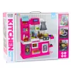 LEAN TOYS Bērnu virtuve Ūdens cikls Krāsu mainoša pārtika Tvaiks Rozā 64 gab.