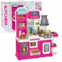 LEAN TOYS Bērnu virtuve Ūdens cikls Krāsu mainoša pārtika Tvaiks Rozā 64 gab.
