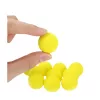 LEAN TOYS Pistole ierocis mīkstajām putuplasta bumbiņām XGUN sarkans 6 gab.