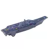 LEAN TOYS Militārais aviācijas bāzes kuģis ar gaismām un skaņām, berzes piedziņa, 24 cm