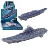 LEAN TOYS Militārais aviācijas bāzes kuģis ar gaismām un skaņām, berzes piedziņa, 24 cm