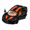 LEAN TOYS Metāla sporta automašīna ar gaismām, skaņu, atsitiena piedziņu, melna, 1:32