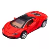 LEAN TOYS Sporta auto Metāls Atveramas durvis Gaismas Skaņas Sarkans 1:32