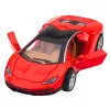 LEAN TOYS Sporta auto Metāls Atveramas durvis Gaismas Skaņas Sarkans 1:32