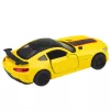 LEAN TOYS Sporta auto Metāls Atveramas durvis Gaismas Skaņas Dzeltens 1:32