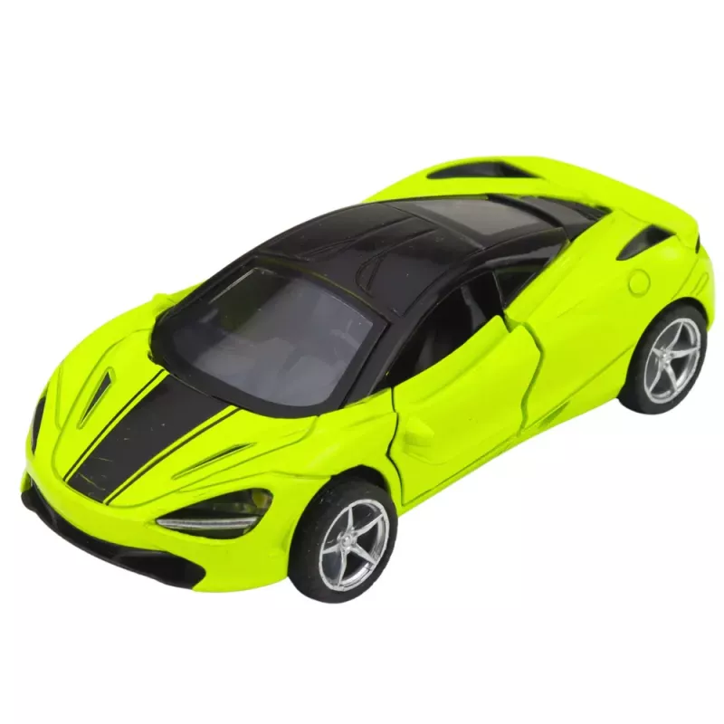 LEAN TOYS Sporta auto metāla piedziņa gaismas skaņas zaļš 1:32