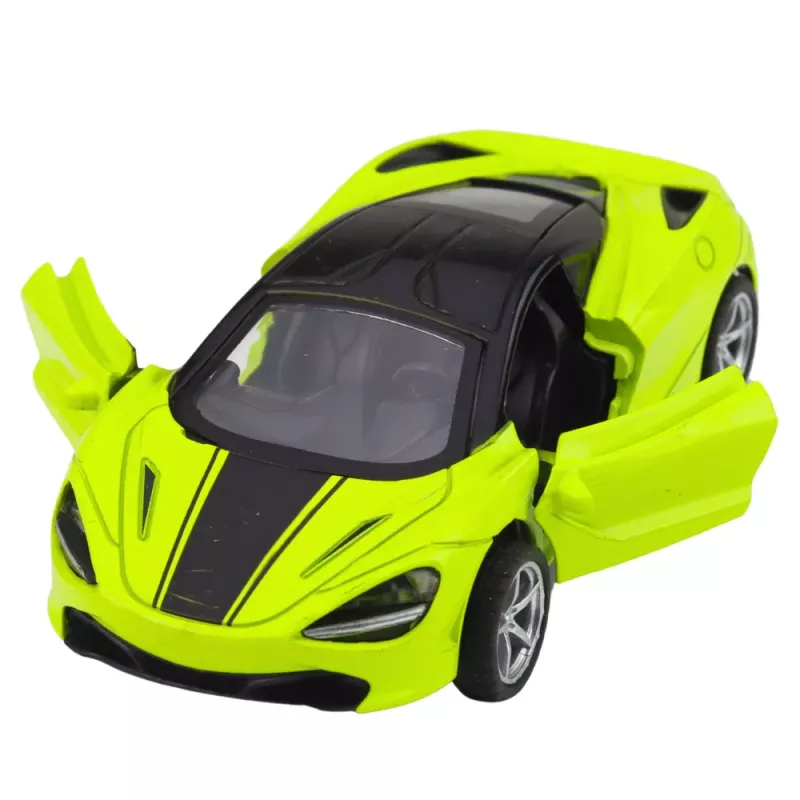LEAN TOYS Sporta auto metāla piedziņa gaismas skaņas zaļš 1:32