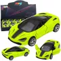 LEAN TOYS Sporta auto metāla piedziņa gaismas skaņas zaļš 1:32