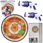 LEAN TOYS Capybara Dartboard Skill Game ar Velcro bumbiņām un rotaļu pistolēm 73.5 cm