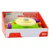 LEAN TOYS Interaktīvā stūre bērniem, braukšanas simulators, gaismas, skaņas, zaļa