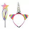 LEAN TOYS Unicorn Rag Ragauss Spieķis Matu lentes Komplekts
