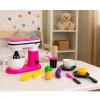LEAN TOYS Virtuves kombains un blenderis rotaļlieta bērniem ar augļu piederumiem