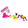 LEAN TOYS Virtuves kombains un blenderis rotaļlieta bērniem ar augļu piederumiem