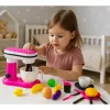 LEAN TOYS Virtuves kombains un blenderis rotaļlieta bērniem ar augļu piederumiem