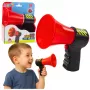LEAN TOYS Interaktīvs ugunsdzēsēja megafons bērniem ar skaņas efektiem