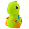 LEAN TOYS Interaktīvā rotaļlieta mazuļiem Dinozaurs uz riteņiem ar gaismām un skaņām