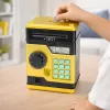 LEAN TOYS ATM Electronic Safe Piggy Bank with Lights and Sounds, PIN Code, Gold