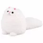 LEAN TOYS Plush Toy Cuddly Big Cat With Long Tail Fluffy 30 x 30 cm