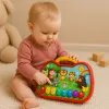 LEAN TOYS Interaktīvā izglītojošā tāfele Dzīvnieku pasaules instrumentu klavieres