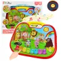 LEAN TOYS Interaktīvā izglītojošā tāfele Dzīvnieku pasaules instrumentu klavieres