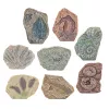 LEAN TOYS Paleontoloģijas izrakumu komplekts ar ģipša bloku un instrumentiem