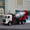 LEAN TOYS Betona maisītāja būvniecības transportlīdzeklis ar metāla kabīni, rotējošu cilindru, gaismām un skaņām
