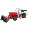 LEAN TOYS Būvniecības transportlīdzeklis Ekskavators Buldozers ar kustīgu metāla kausu, gaismām un skaņām
