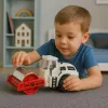 LEAN TOYS Ceļa veltnis Konstrukcijas metāla rotējošs veltnis ar gaismām un skaņām