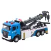 LEAN TOYS Transportlīdzeklis Boom Truck Tow Truck Metāla Kabīne Gaismas Skaņas