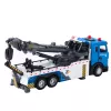 LEAN TOYS Transportlīdzeklis Boom Truck Tow Truck Metāla Kabīne Gaismas Skaņas
