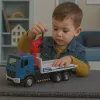 LEAN TOYS Tow Truck ar metāla kabīni, gaismām un skaņām