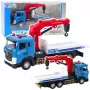 LEAN TOYS Tow Truck ar metāla kabīni, gaismām un skaņām